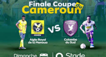 64e Édition de la Coupe du Cameroun – Aigle Royal de la Menoua et Colombe Sportive du Sud ont reçu un cheque de 6 millions chacun